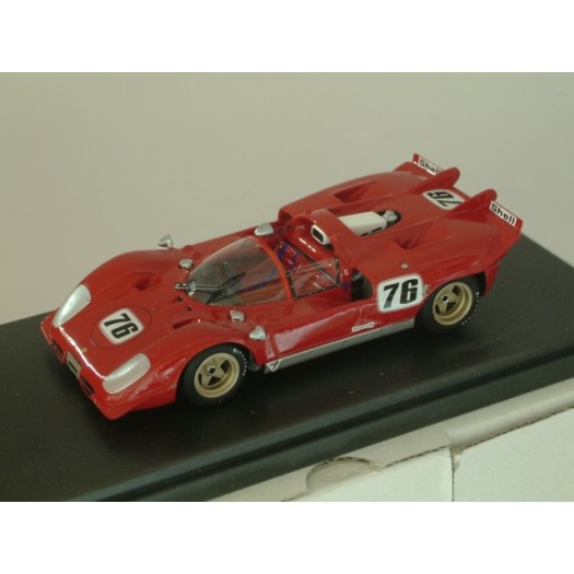 Ferrari 512 S Spyder CH 1040 Watkins Glen Can Am 1970 Earl Card Racing #76 J. Adams - Built 1:43